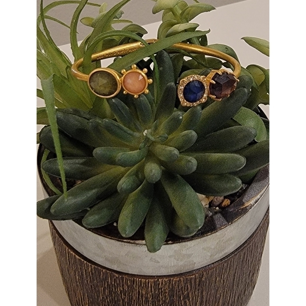 Kate Spade Hinged Bracelet – Multi-Stone – Gold - Picture 8 of 10